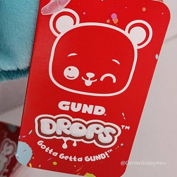 GUND 🐘 Drops Tony Trunks Teal Elephant Expressive Plush NWT - Picture 7 of 8